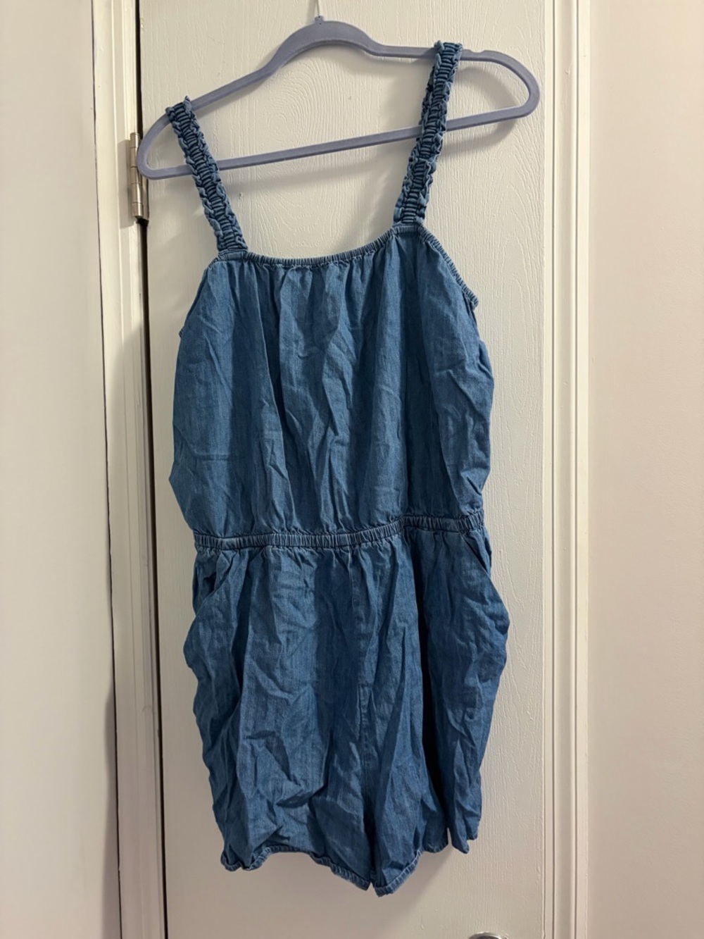 Blue denim Romper - Lightweight